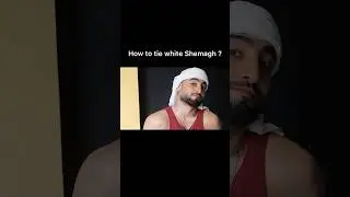 How to tie White Arabic Shemagh | Ghutra | Arab styling tutorial | Amaan Ullah