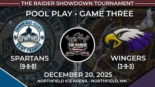 (12/20/2025) CI-SF Spartans vs Red Wing Wingers - Raider Showdown