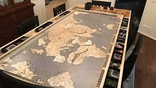 Axis & Allies Customizations - Building Siredblood&rsquo;s BB Table