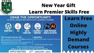 Tevta Free Online Earning Courses | Tevta Free Online Courses  | Learn Premier Skills