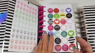 Craft Addict my sticker stash & storage ideas.
