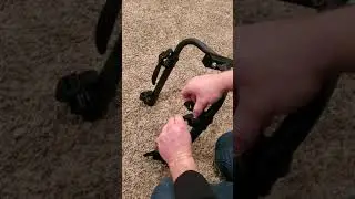 Harbor Freight bike rack how to set up straps