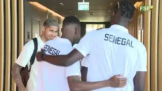 SENEGAL VS BENIN: l’arrivée  des lions à l’hôtel  Radisson de Diamniadio