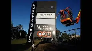FabSigns Refurbishes an LED Pylon Sign in Brisbane