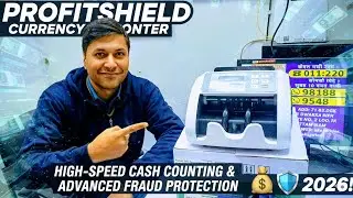 ProfitShield Currency Counter: High-Speed Cash Counting & Advanced Fraud Protection for 2026! 💰🛡️