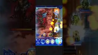[FFRK] Bahamut D300 Cardia Islands - Mastery (Holy Team)