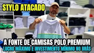 🚨 SEGREDO REVELADO! UMA DAS MAIORES FONTES DE CAMISAS POLO PREMIUM NO BRÁS! RENDA EXTRA DE LUXO 🤑 👕