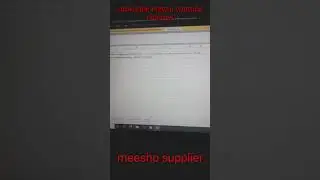 meesho supplier  QC error in upload bulk file || meesho QC error soluation #shorts