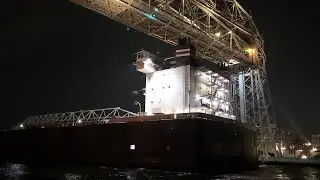 Midnight Duluth Arrival of the Huge Freighter Walter J. McCarthy Jr.