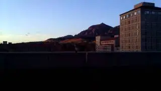 Time Lapse of a Boulder sunrise from campus