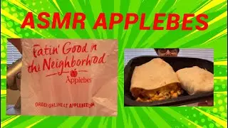 ASMR/Mukbankg APPLEBEES 🍎🍎delicious Chicken 🍗 Fajitas Rollups and French Fries 🍟 (Eating Show)