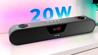 iNFiRe FireBar upto 8 Hours PlayTime, Surrounding Sound, TWS With RGB Lights 20 W Bluetooth Soundbar