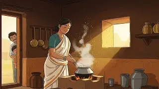 Rooster Calls & Warm Water | A Peaceful Indian Village Morning ASMR 🌾 | Slow Living
