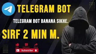 HOW TO MAKE A TELEGRAM BOT | TELEGRAM BOT KAISE BANAYE | REFER AND EARN BOT |#tech #telegrambot #bot