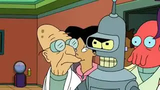 Futurama - She's stuck in an infinite loop, and he's an idiot.