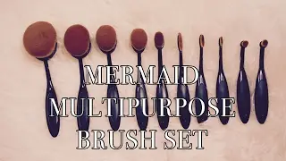 MERMAID MULTIPURPOSE BRUSH SET!