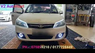 Proton Saga FLX Modified LED Fog Lamp & Day Light