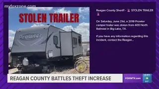 Reagan County battles theft increase