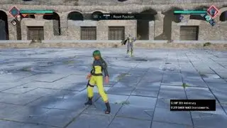 JUMP FORCE doing Half health with two characters. (Sword fighting style)