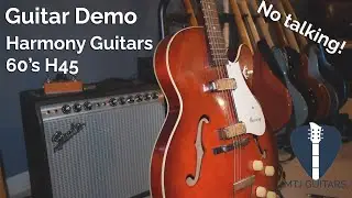 Harmony Rocket H45 - Vintage Guitar Demo - No talking!