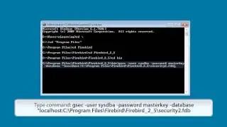 How to change Firebird SYSDBA  password