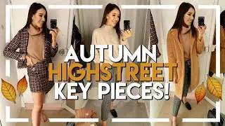 SHOP WITH ME FOR FALL 2018 FASHION TRENDS & ESSENTIALS | H&M, RIVER ISLAND & PRIMARK TRY ON