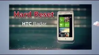 HTC Radar | Hard reset/Factory reset