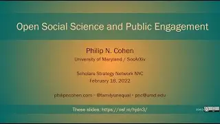 Open Social Science and Public Engagement
