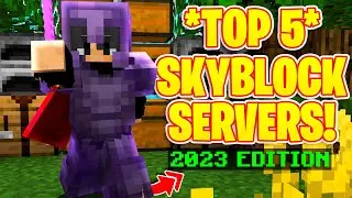 TOP 5 SKYBLOCK SERVERS! *2024 EDITION* | 1.8- 1.20+ | New Minecraft Skyblock Servers
