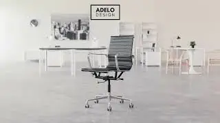 Fauteuil de Direction Milan | ADELO DESIGN | Chaise de Bureau au design Italien en Cuir v&eacute;ritable