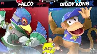 Anime Gaming Store Championship StarCloud, Falco vs WindPokemon Trainer, Diddy Kong