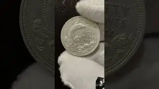World Coin: 1966 50 Cents, Bahamas
