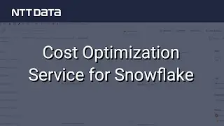 Cost Optimization Service for Snowflake - NTT DATA Databytes - Ep 28