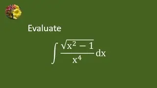 A simple integral solved using no substitution