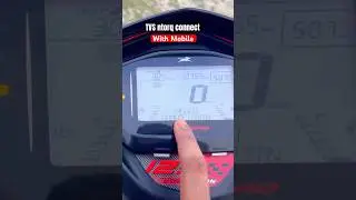 👍TVS ntorq connect with mobile 📱 #ntorq #tvsntorq125bs6 #blutooth
