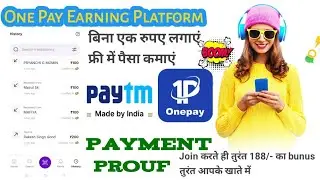 One Pay Earning Apps || One Pay Full Tutorial || Earning Platform 