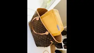 🔥LV Neverfull GM Purse Organizer Insert w/ zippers 👑 laptop holder pocket Only @AlgorithmBags