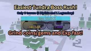 Easiest Boss Rush Strategy! |  Ball Tower Defense (Before King nerf)