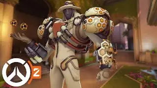 Sigma Apicultora tacando mel Overwatch 2
