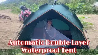 #SolidBiyaheroes Automatic double layer waterproof tent | How to fold and unfold