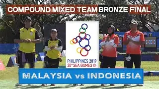 MALAYSIA vs INDONESIA | Compound Mixed Team Bronze Final | ARCHERY SEA GAMES 2019
