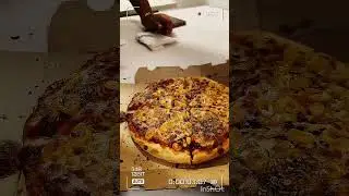 Pizza Time 😋❤️ #pizza #dominos #youtuber #love #explore
