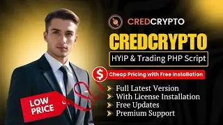 [Latest Version] CredCrypto HYIP Script (In Cheap Price)