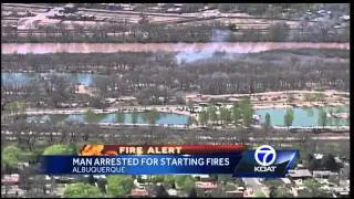 Man Arrested for Starting Fires