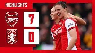 HIGHLIGHTS  | Arsenal vs Aston Villa (7-0) | Miedema (2), Mead, Wubben-Moy, Blackstenius, Parris