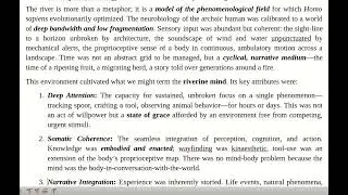 The Archaic Human as River Dweller: A Success Story