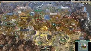 Civ 5 AI Only Timelapse: Wonderful World