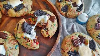 EASY CHOCOLATE CHIP BIRTHDAY COOKIES!!! Soft & Chewy Bakery Style Cookies 🎂🍪