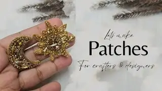 Let's learn how to make embroidery PATCHES!🪡✨️ This video is for CRAFTERS & DESIGNERS🥰🤑#diycrafts 