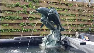 Beeld dolfijnen fontein | Bronzen Beelden Winkel